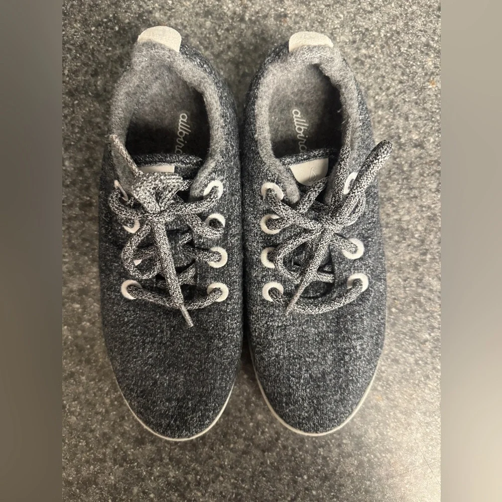 Allbirds Kids Charcoal Wool Sneakers